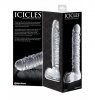Icicles szklane dildo - No. 63 sztuczny penis (przezroczysty) Icicles szklane dildo - No. 63 sztuczny penis (przezroczysty)